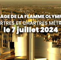 Relais de la Flamme Olympique : Chartres, 50e étape !