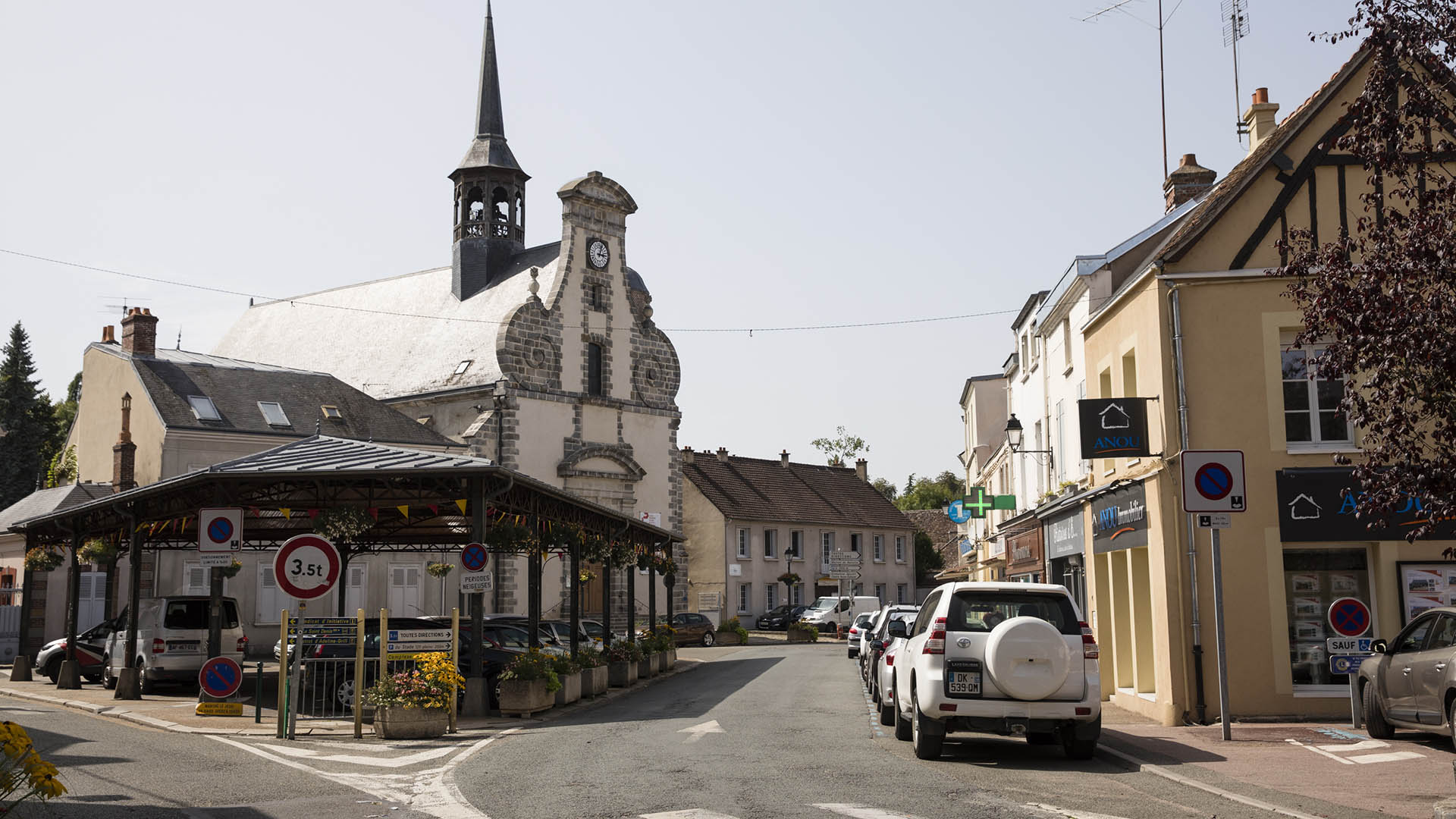 L'église de la commune de Maintenon
