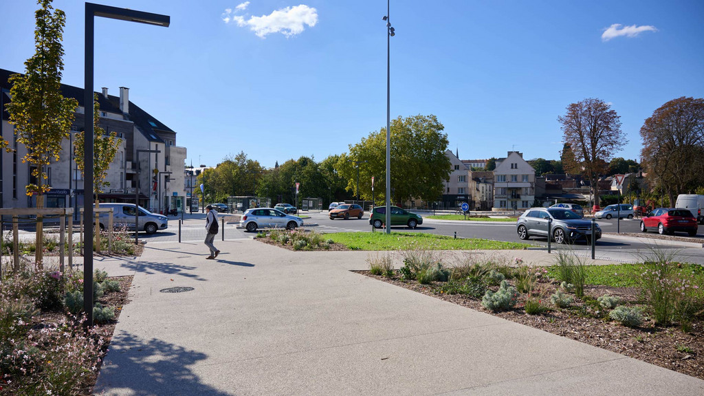 Les nouveaux aménagements de la place Morard