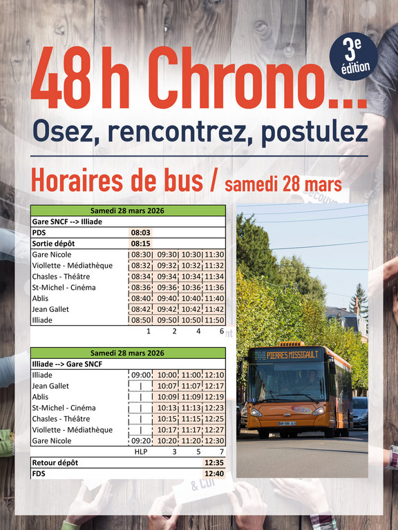 Horaires de bus navette
