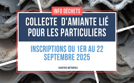 Collecte ponctuelle d'amiante lié réservée aux particuliers 2025