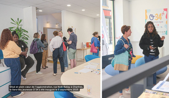 Inauguration du O'34, un nouveau tiers-lieu pour la jeunesse à Chartres métropole