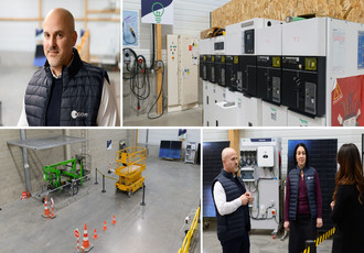 Le chef de l'agence APAVE de Chartres et l'intérieur de l'entreprise