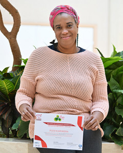 Patricia Phésor, de Plési Karukéra, lauréate du label régional Éco-défis