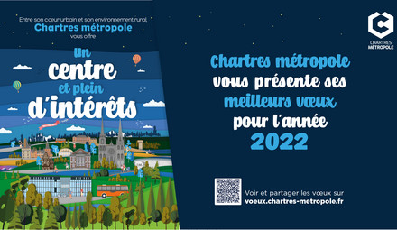 Chartres métropole vous présente ses vœux pour 2022