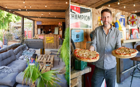 Photos de la Dinguette, le nouvel espace de la pizzeria Pizze