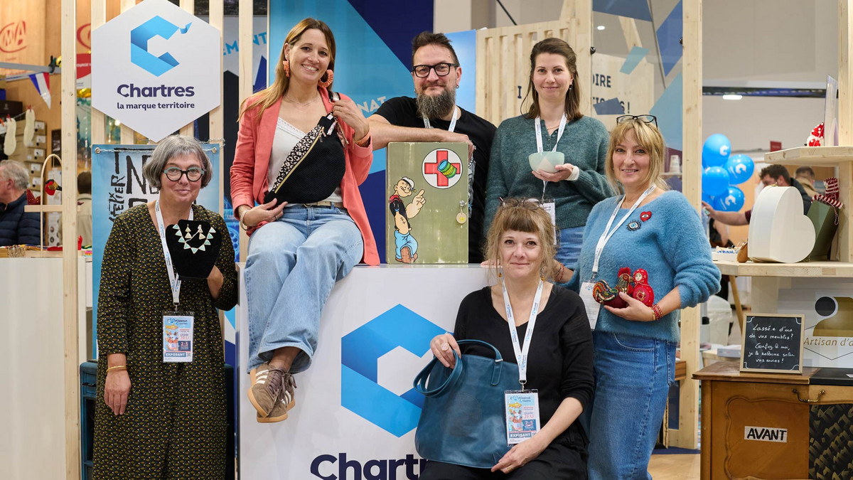 portrait d'artisans présents sur le stand C'Chartres au salon L'artisanat C"Chartres