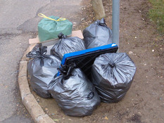 Collecte des déchets - Dépôt sauvage de sacs poubelles - Chartres Métropole
