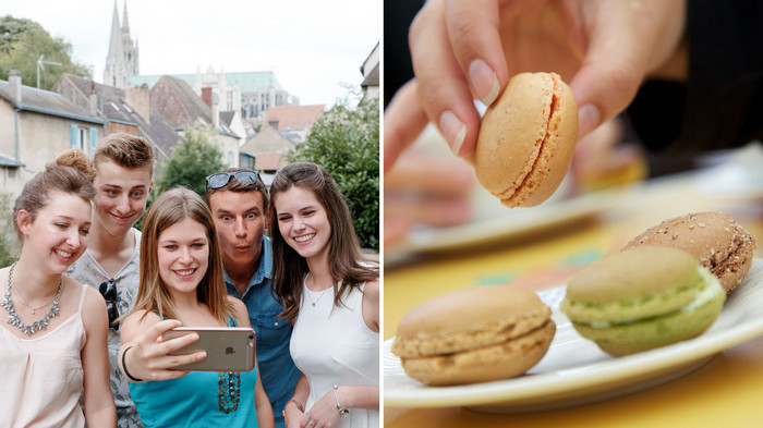 Visuels représentant les activités de C'Chartres Tourisme pour le mois d'octobre.