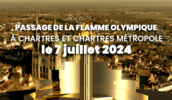 Relais de la Flamme Olympique : Chartres, 50e étape !