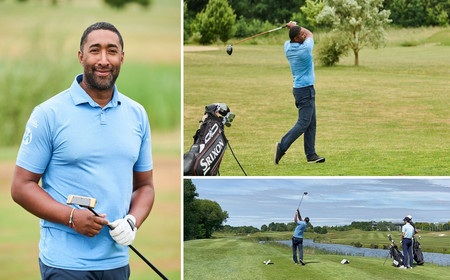 Portrait de Léonardo Montoya sur les parcours de golf