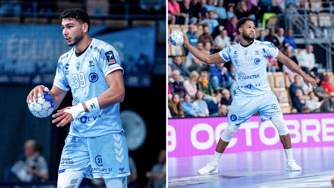 Portraits de deux joueurs du C'CMHB passés par le centre de formation de Chartres.