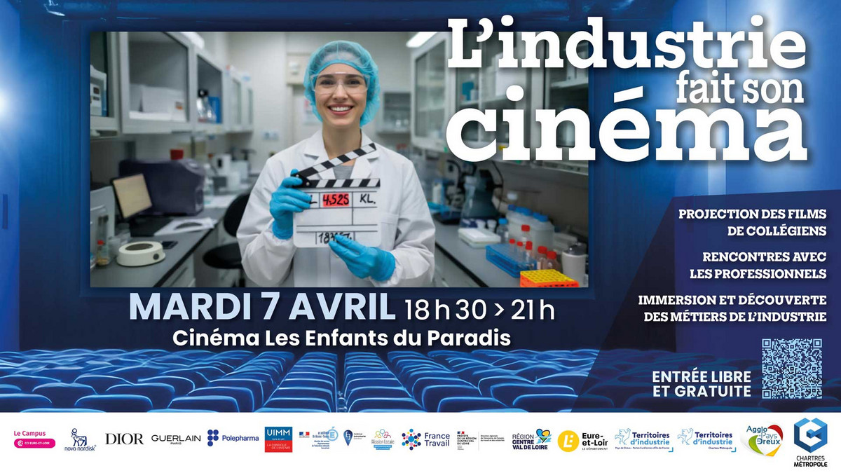 L'industrie fait son cinéma - immersion et découvert des métiers de l'industrie, projection des films et rencontre avec les professionnels L'industrie fait son cinéma - immersion et découvert des métiers de l'industrie, projection des films et rencontre avec les professionnels