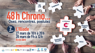 48 h Chrono - forum de l'emploi : osez, rencontrez, postulez 