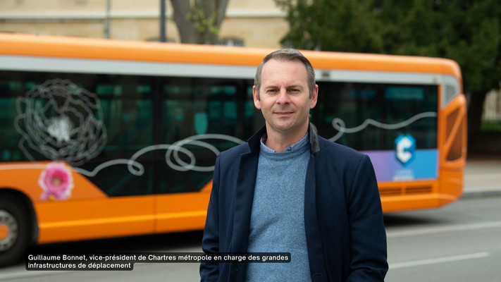Guillaume Bonnet, vice-président de Chartres métropole en charge des grandes infrastructures de déplacement