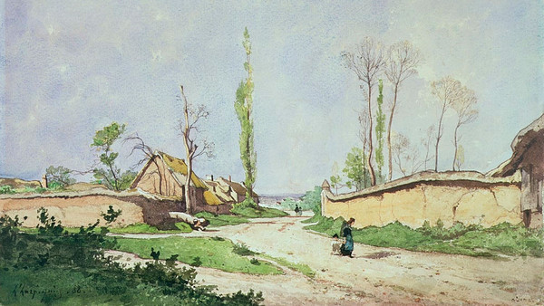 Henri Harpignies - rue de Oisème (1888)