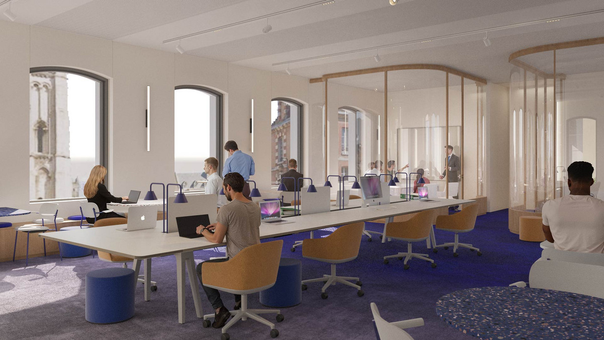 Espace de coworking de la Maison Internationale de la Cosmétique Espace de coworking de la Maison Internationale de la Cosmétique