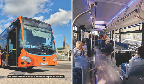 La nouvelle flotte de bus à haut niveau service de Chartres métropole
