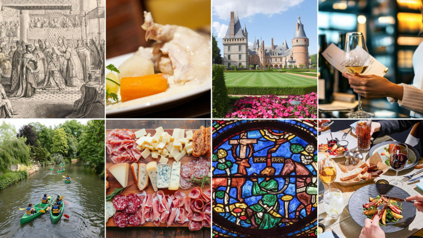 Visuels représentant les activités de l'année de C'Chartres Tourisme.