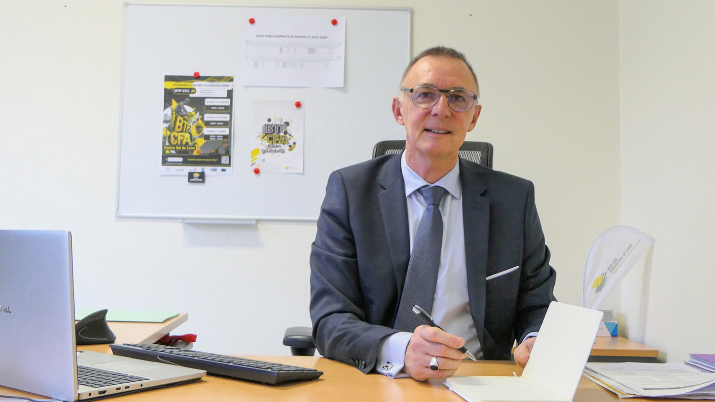 Portrait du nouveau directeur de l'établissement de formations BTP CFA 28.
