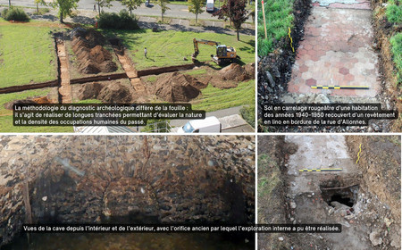 Une opération de diagnostic archéologique réalisée au quartier des Clos à Chartres.