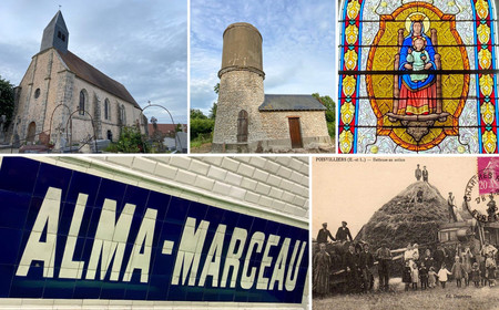 Vues des différents lieux de Poisvilliers et ses références historiques.