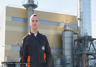 Romain Roderigue, responsable d'exploitation de Chartres métropole Énergies