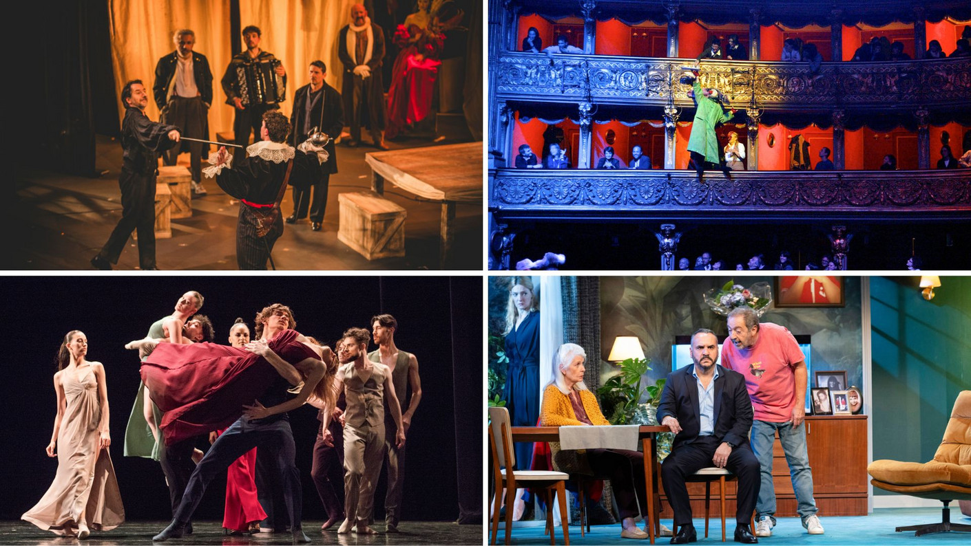 Les visuels des premiers spectacles du Théâtre de Chartres.