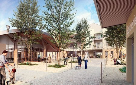 image perspective du futur ehpad de Rechèvres à Chartres