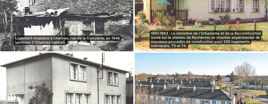 C'Chartres habitat de 1944-1953 : la pénurie de logements