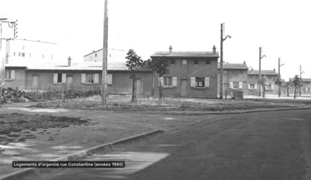 Logements d’urgence rue Constantine (années 1960)