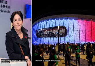 Karine Dorange, présidente du C'Chartres Événements et le Colisée, le complexe culturel et sportif de Chartres métropole