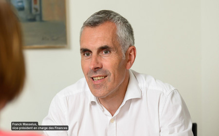 Franck Masselus, vice-président en charge des Finances