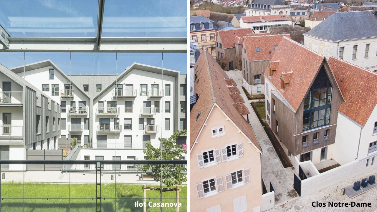 Chartres Développements Immobiliers : Ilot Casanova et Clos Notre-Dame – Satellite de Chartres métropole